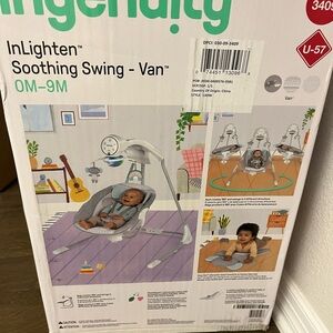InLighten Soothing Swing - White and Gray